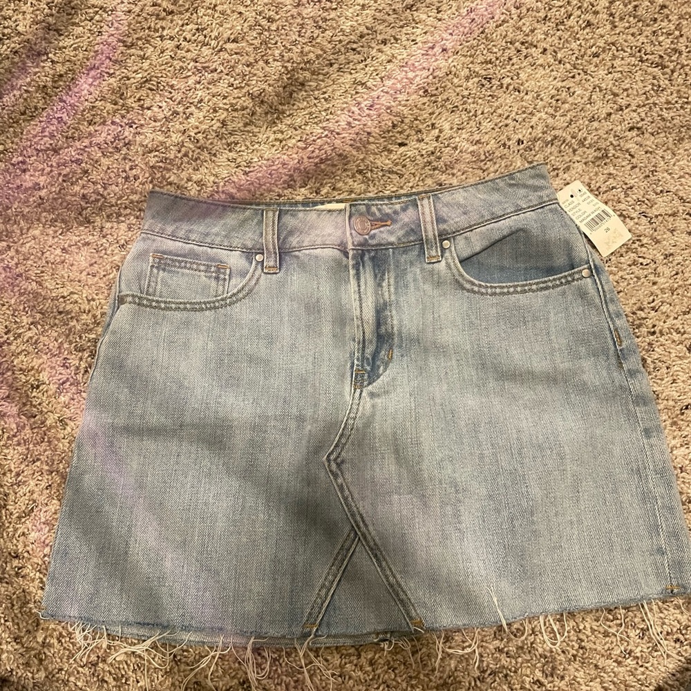 pacsun denim skirt